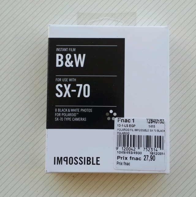 Impossible sx-70 B&W